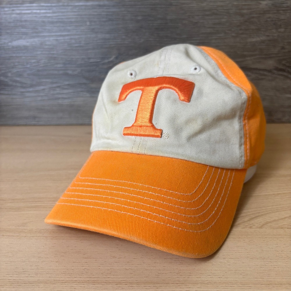 Tennessee Volunteers Hat Cap Strap Back Orange Tan NCAA Adjustable